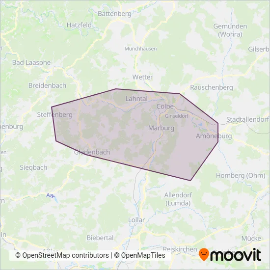 ALV Oberhessen (Seilbahn) Verbundsgebiet