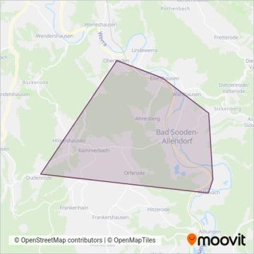 Схема покрытия компании Omnibusbetrieb Sallwey GmbH (Канатная дорога)
