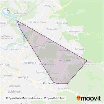 ARGE SFB (Cable Car) coverage area map