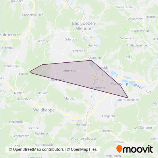 Frölich Linie (Seilbahn) Verbundsgebiet