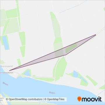 Схема покрытия компании VerkehrsService GmbH Groß-Gerau (Канатная дорога)