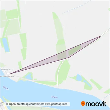 Схема покрытия компании VerkehrsService GmbH Groß-Gerau (Канатная дорога)