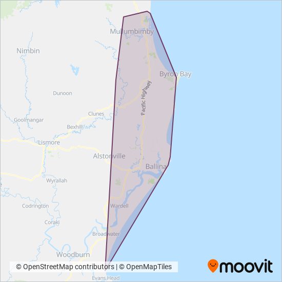 CDCNSW coverage area map