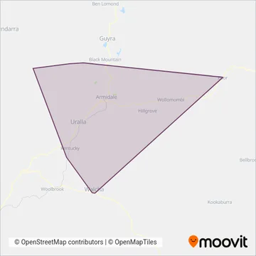Edwards Coaches coverage area map