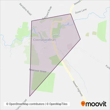 CB and DJ Nash Pty Ltd coverage area map