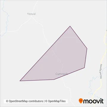 Cumnock Bus Company Pty Ltd coverage area map