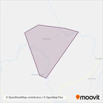 Kingstown Bus Company Pty Ltd coverage area map