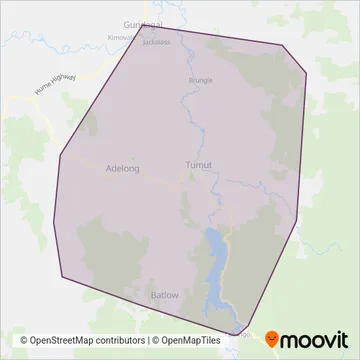 Goode's Coaches Pty Ltd coverage area map