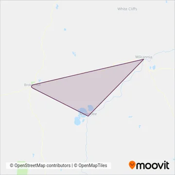 Mapa del área de cobertura de CDC Broken Hill Pty Ltd