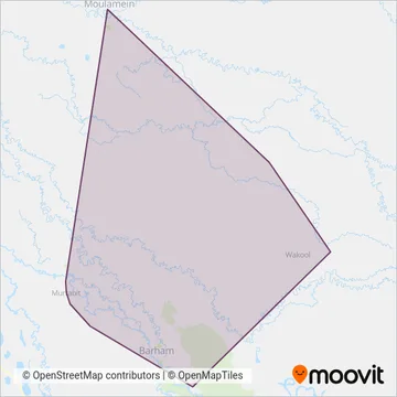 Mapa del área de cobertura de Lake Brothers