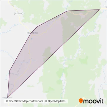 Mapa del área de cobertura de GW & CA Hillier Pty Ltd