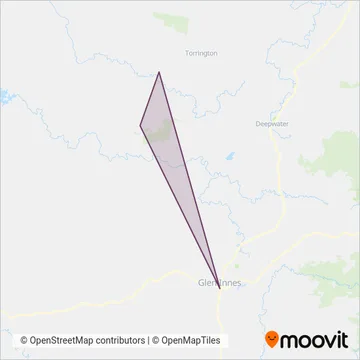 Mapa del área de cobertura de Jillett, Michael