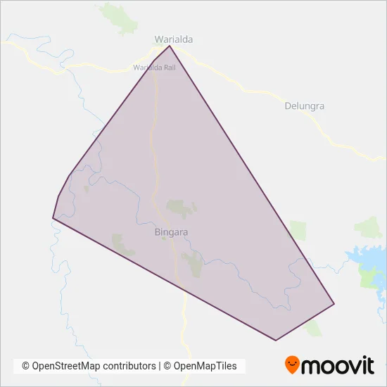 Mapa del área de cobertura de R & N Bilsborough