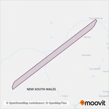 Mapa del área de cobertura de LISTER JOHNSON PTY LTD