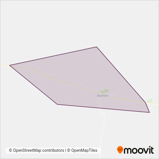 Mapa del área de cobertura de Bandy Bus Service Pty Ltd