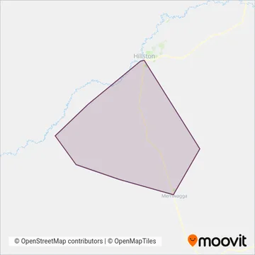 Mapa del área de cobertura de Brettschneider Bus Service