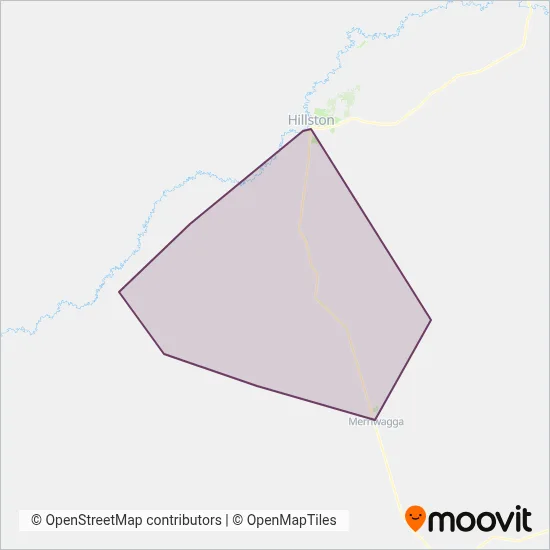 Mapa del área de cobertura de Brettschneider Bus Service