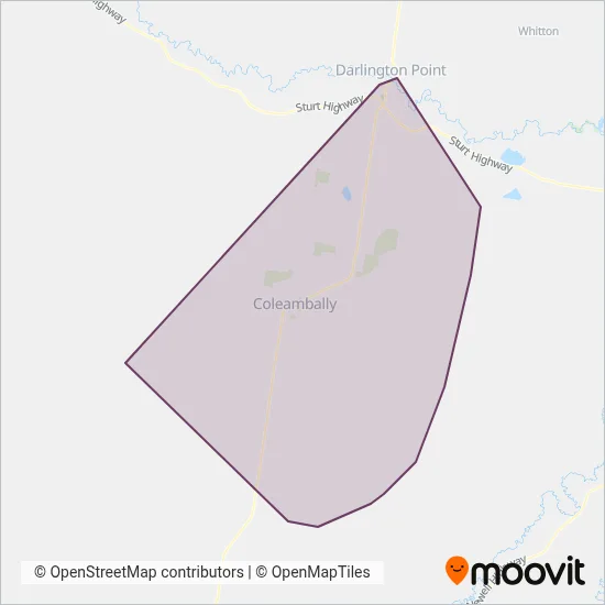 Mapa del área de cobertura de C & J Robertson Pty Ltd