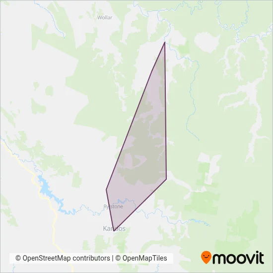 Mapa del área de cobertura de Jamiesons Rylstone Pty Ltd