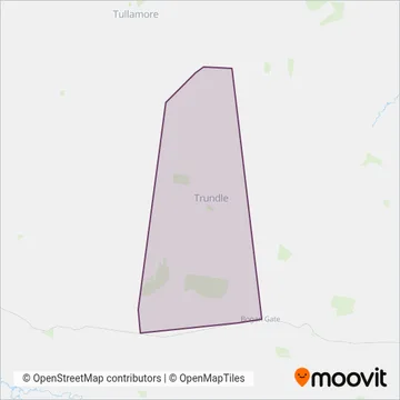 Mapa del área de cobertura de T Deaman & S Horkings Pty Ltd
