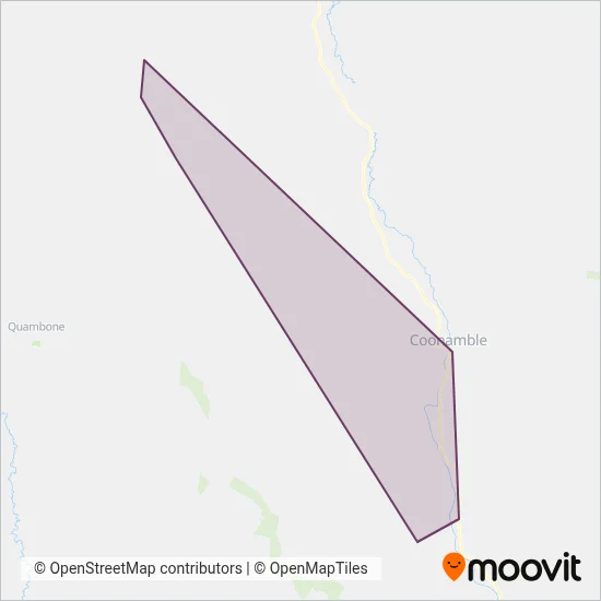 Mapa del área de cobertura de Campbell & Wright Buses Pty Ltd