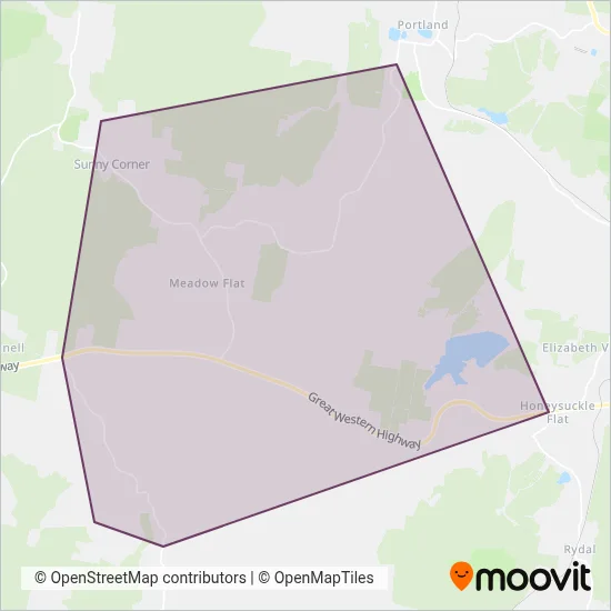 Mapa del área de cobertura de Tawilla Holdings Pty Ltd