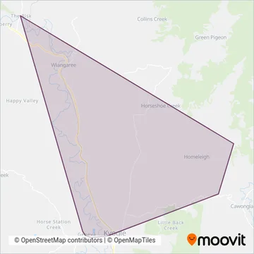 Mapa del área de cobertura de Meadow View Pastoral Company