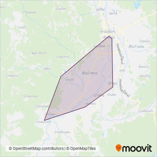 Coopthai NCT, TH coverage area map
