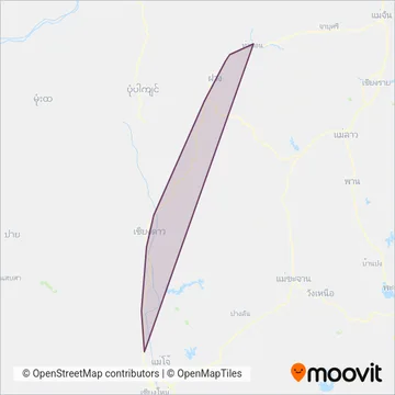 Yanyon Nakorn Chiang Mai Co.,Ltd coverage area map