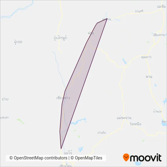 Yanyon Nakorn Chiang Mai Co.,Ltd coverage area map