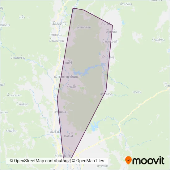 Prempracha Transport Co.,Ltd coverage area map