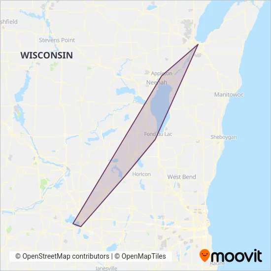Coach Usa coverage area map