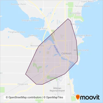 GO Transit coverage area map