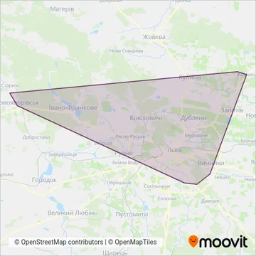 Карта зони покриття АТП