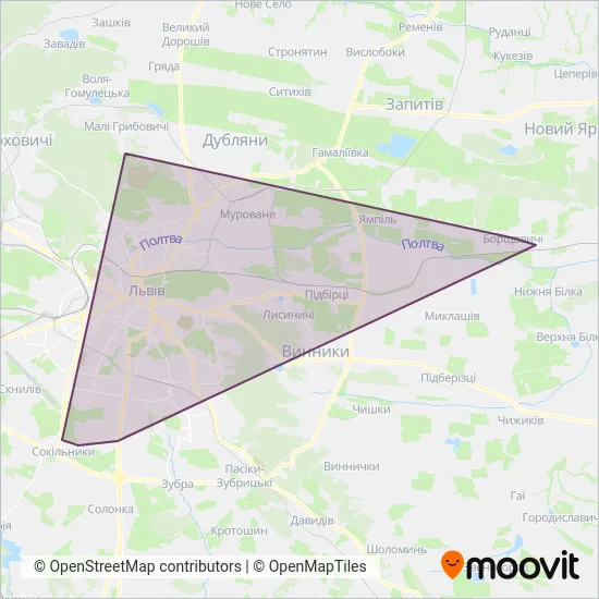 West-Auto coverage area map