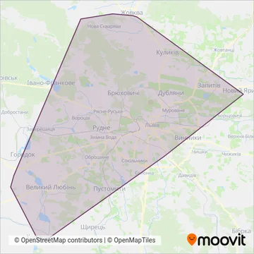 Карта зони покриття Міра і К