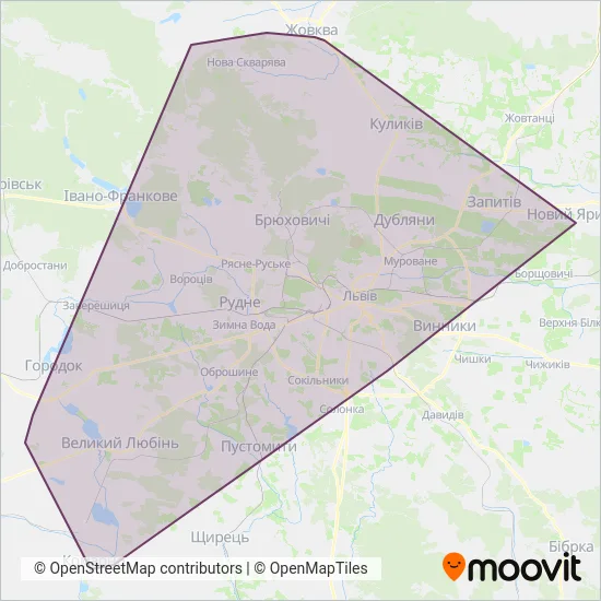 Mira & K coverage area map