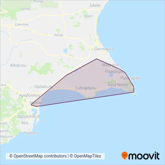 OSEA coverage area map
