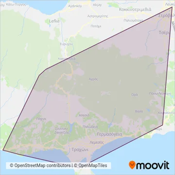 ΕΜΕΛ coverage area map