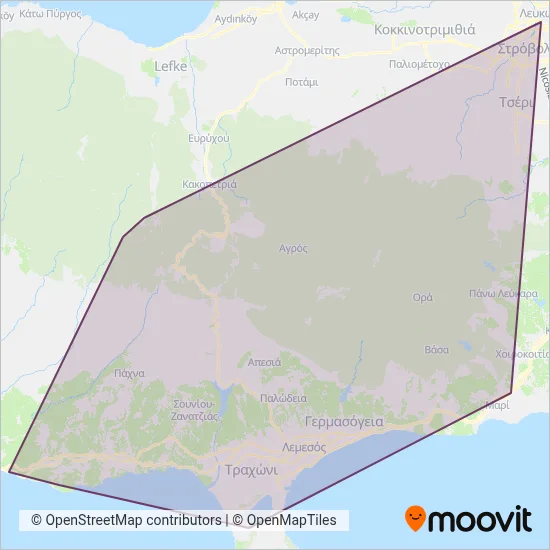 EMEL coverage area map
