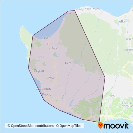 OSYPA coverage area map