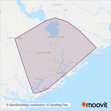 TriCounty Link coverage area map