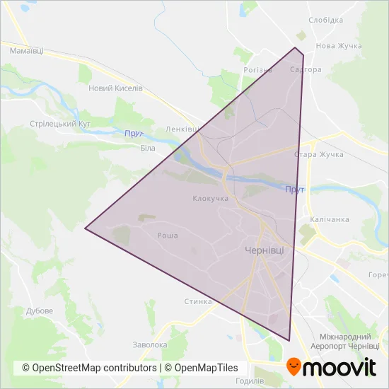 LLC Denysivka-1 coverage area map