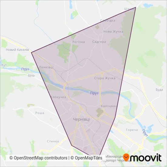 LLC Bukovyna Trans Crew coverage area map