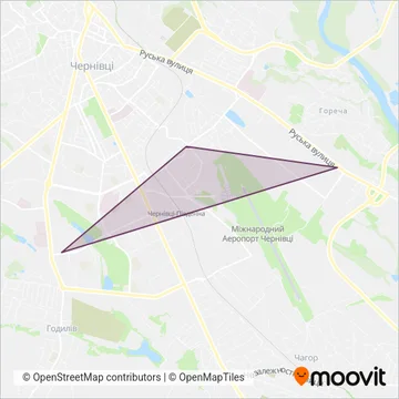 Карта зони покриття Гнатюк Ірина Василівна