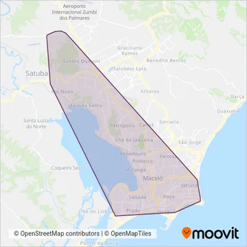 SÃO FRANCISCO coverage area map