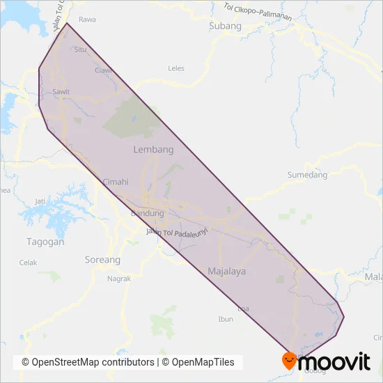 KRL coverage area map