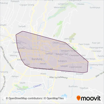 TMB coverage area map
