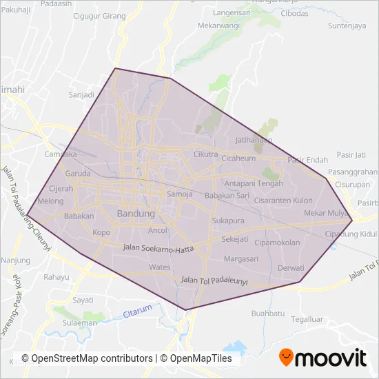 Kobanter coverage area map