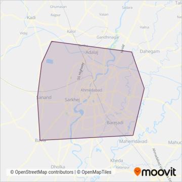 AMTS coverage area map